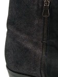 Vorschaubild 2 von Stiefeletten Damen Gr. 41 Schwarz Wildleder Reißverschluss 4 cm Klassisch