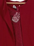 Vorschaubild 2 von Damen Spitzenkleid mit Bolero Rot Gr. XL Festlich Elegant