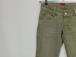 Vorschaubild 2 von Jeans Straight Leg Damen Oliv Gr. W30/38/M Baumwolle Uni Casual 38 cm