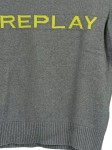 Vorschaubild 3 von Pullover Kinder Grau Gr. 140 Baumwolle Schriftzug Casual Langarm Freizeit