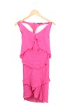 Vorschaubild 1 von Trägerkleid Rosa Elegant Rüschen Cocktailkleid Gr. 38 M