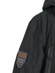 Vorschaubild 2 von Outdoorjacke Herren Schwarz Gr. 50/L Polyester Uni Langarm