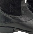 Vorschaubild 3 von Damen Stiefel Gr. 40 Schwarz Leder Wildleder Klassisch