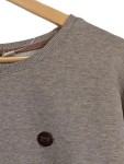 Vorschaubild 3 von Damen Sweatshirt Pullover Gr. L grau meliert Casual