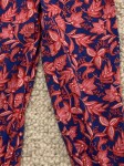 Vorschaubild 2 von Damen Stoffhose Gr. 36 Blau Pink Floral Baumwolle Sommerhose