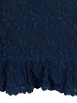 Vorschaubild 3 von Damen Spitzen Top Blau Gr. XS Peplum Feminin