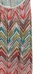Vorschaubild 2 von Damen Sommerkleid Trägerkleid Zickzack Gr. 40 Mehrfarbig