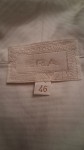 Vorschaubild 5 von Hemdbluse Damen Gr. 46 Weiß Langarm Baumwolle Casual