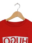 Vorschaubild 4 von Boss Sweatshirt Damen Rot Logo Print Pullover Gr. XS 34