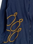Vorschaubild 3 von Fleecejacke Kinder Blau Gr. 140 Polyester Logo-Print Outdoor