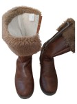 Vorschaubild 2 von Mädchen Winterstiefel Gr. 37 Braun Fell Sterne Glitzer Stiefel