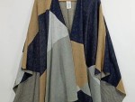 Vorschaubild 2 von Poncho Damen Mehrfarbig Gr. UNI Polyacryl Geometrisch Casual Ärmellos
