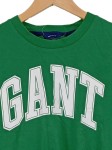 Vorschaubild 2 von T-Shirt Damen Grün Gr. M Logo Print Baumwolle Casual