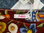 Vorschaubild 5 von Damen Minirock Gr. 42 Rot Floral Boho Fransen Baumwolle