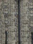 Vorschaubild 3 von Damen Steppjacke Gr. 34 Schlangenmuster Grau Animal-Print
