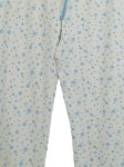 Vorschaubild 2 von Schlafanzug Damen Gr. 44/XXL Weiß Baumwolle Sterne Casual Freizeit