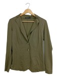 Vorschaubild 1 von Damen Blazer Baumwolle Gr. 38 M Oliv Casual Frühjahr Sommer