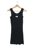 Vorschaubild 1 von Damen Merino Wolle Top Ärmellos Basic Schwarz Gr. 34/XS