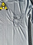 Vorschaubild 2 von Langarmshirt Herren Grau Gr. 50/M Polyester Uni Praktisch Arbeit Logo