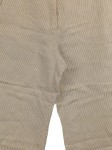Vorschaubild 2 von Damen Stoffhose Leinen Mix Gr. 42/XL Beige Gestreift Klassisch
