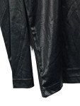 Vorschaubild 3 von Langarmshirt Herren Schwarz Gr. 48/M Polyester Uni Streetwear Freizeit Logo