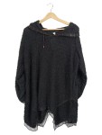 Vorschaubild 1 von Damen Kapuzenpullover Asymmetrisch Langarm Freizeit Schwarz 46