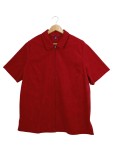 Vorschaubild 1 von Encadée Freizeithemd Damen Kurzarm Reißverschluss Rot Gr. 46/3XL