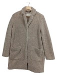 Vorschaubild 1 von Felljacke Teddy Mantel Damen Beige Gr. 36 S Langarm Polyester