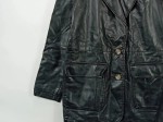 Vorschaubild 3 von Vegan Lederjacke Blazer Damen Schwarz Gr. S 36 Polyurethan