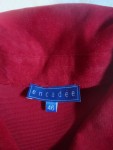 Vorschaubild 4 von Encadée Freizeithemd Damen Kurzarm Reißverschluss Rot Gr. 46/3XL