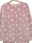 Vorschaubild 2 von Schlafanzug Damen Gr. 38/M Rosa Polyester Tiermotive Feminin Freizeit