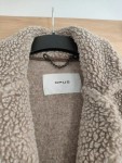 Vorschaubild 5 von Felljacke Teddy Mantel Damen Beige Gr. 36 S Langarm Polyester