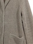 Vorschaubild 4 von Felljacke Teddy Mantel Damen Beige Gr. 36 S Langarm Polyester