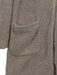 Vorschaubild 3 von Felljacke Teddy Mantel Damen Beige Gr. 36 S Langarm Polyester