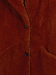 Vorschaubild 3 von Pelzjacke Damen Braun Gr. 36/S Polyester Uni Klassisch Langarm Alltag