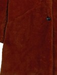 Vorschaubild 4 von Pelzjacke Damen Braun Gr. 36/S Polyester Uni Klassisch Langarm Alltag