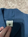 Vorschaubild 4 von MyLittleBearClub Strickjacke Jungen Gr. 80 Blau Baumwolle Cardigan