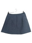 Vorschaubild 1 von A-Linienrock Midirock Gr. 42 XL Retro Gepunktet Blau Sommer