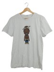 Vorschaubild 1 von Herren T-Shirt Logo Print Streetwear Weiß Gr. L Baumwolle