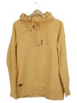 Vorschaubild 1 von Damen Kapuzenpullover Hoodie Gelb Strukturmuster Gr. XL