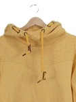Vorschaubild 2 von Damen Kapuzenpullover Hoodie Gelb Strukturmuster Gr. XL