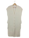 Vorschaubild 1 von Damen Strickweste Longweste Beige Gr. S Made in Italy
