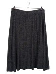 Vorschaubild 1 von A-Linienrock Damen Grau Gr. 44/XXL Viskose Meliert Klassisch Alltag Büro