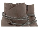 Vorschaubild 3 von Stiefeletten Damen Gr. 41 Beige Synthetik Reißverschluss 11 cm Elegant
