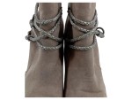 Vorschaubild 4 von Stiefeletten Damen Gr. 41 Beige Synthetik Reißverschluss 11 cm Elegant
