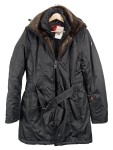 Vorschaubild 1 von Damen Winterjacke Parka Gr. S schwarz Fellkragen Kapuze
