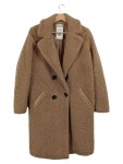 Vorschaubild 1 von Damen Teddy Mantel Übergangsmantel Beige Gr. 36/S Kuschelig