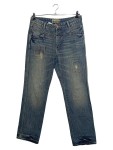 Vorschaubild 1 von Destroyed Jeans Damen Vintage Blau W30 L33 Knopf Baumwolle