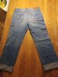 Vorschaubild 2 von Destroyed Jeans Damen Vintage Blau W30 L33 Knopf Baumwolle