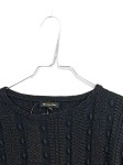 Vorschaubild 3 von Pullover Damen Schwarz Gr. 36/S Polyacryl Strukturmuster Elegant